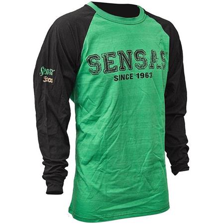 T-Shirt Met Lange Mouwen Homme Sensas Since 1963 - Groen/Zwart
