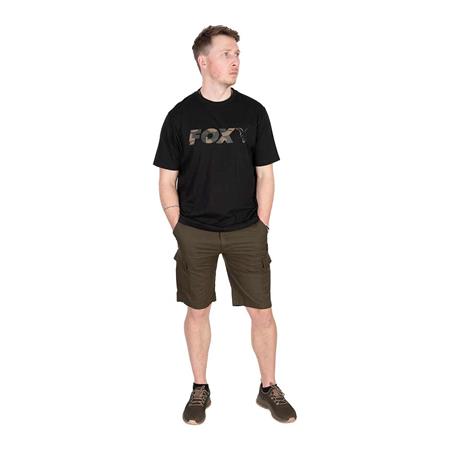 T-SHIRT MIT KURZEN ÄRMELN FOX BLACK/CAMO LOGO T-SHIRT