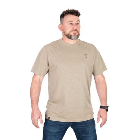 T-Shirt Mit Kurzen Ärmeln Fox Lw Khaki Large Print T