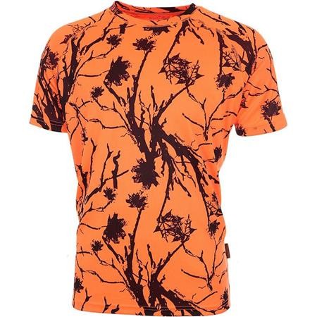 T-SHIRT MIT KURZEN ÄRMELN FÜR HERREN BARTAVEL RESPIRANT DIEGO - ORANGE CAMO