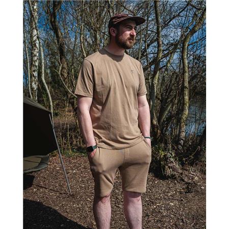 T-SHIRT MIT KURZEN ÄRMELN FÜR HERREN FOX COLLECTION T - TAN