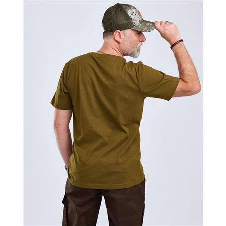 T-SHIRT MIT KURZEN ÄRMELN FÜR HERREN PINEWOOD WILD BOAR - OLIVE