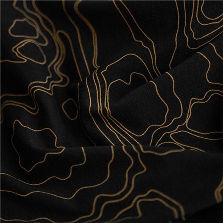 T-SHIRT MIT KURZEN ÄRMELN FÜR MÄNNER KUMU CONTOUR - NOIR