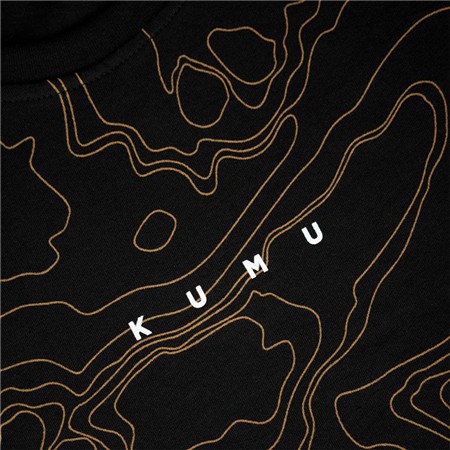 T-SHIRT MIT KURZEN ÄRMELN FÜR MÄNNER KUMU CONTOUR - NOIR