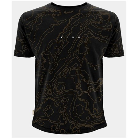 T-Shirt Mit Kurzen Ärmeln Für Männer Kumu Contour - Noir
