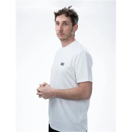 T-SHIRT MIT KURZEN ÄRMELN FÜR MÄNNER NASH MAKE IT HAPPEN CARP LOGO - ECRU