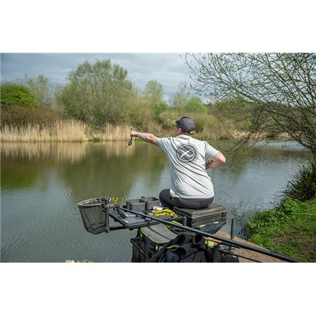 T-SHIRT MIT KURZEN ÄRMELN HERREN FOX MATRIX LARGE LOGO T-SHIRT - GRAU