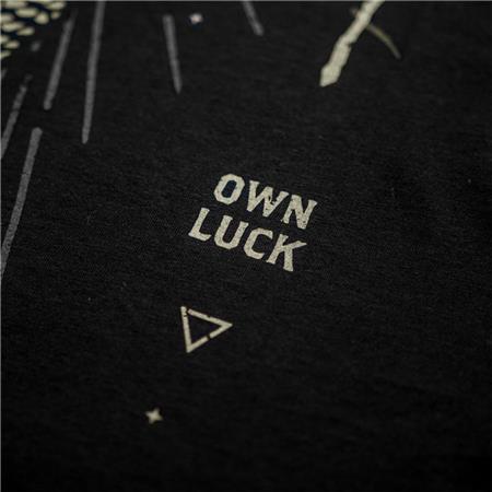 T-SHIRT MIT KURZEN ÄRMELN KUMU MAKE YOUR OWN LUCK