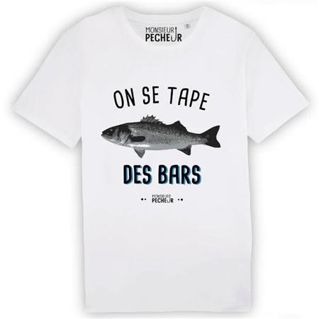 T-Shirt Mit Kurzen Ärmeln Monsieur Pêcheur On Se Tape Des Bars