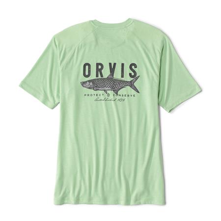 T-SHIRT MIT KURZEN ÄRMELN ORVIS DRICAST LOGO SS CREW