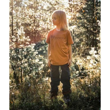 T-SHIRT MIT KURZEN ÄRMELN PINEWOOD OUTDOOR LIFE KID