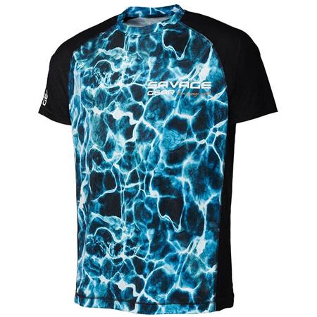 T-SHIRT MIT KURZEN ÄRMELN SAVAGE GEAR UV MARIN