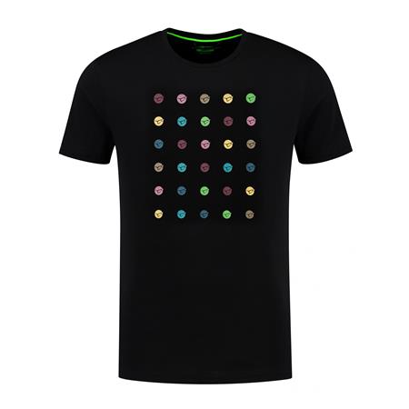 T-SHIRT PARA HOMEM - PRETO KORDA DOT - NOIR