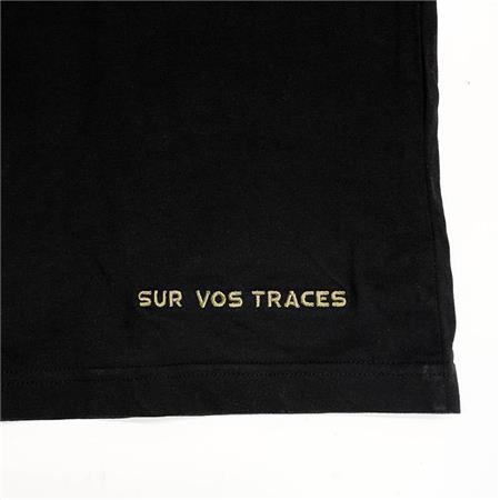 T-SHIRT ΨΑΡΈΜΑΤΟΣ ΕΞΑΤΟΜΙΚΕΎΣΙΜΟ SUR VOS TRACES - ΜΑΎΡΟ