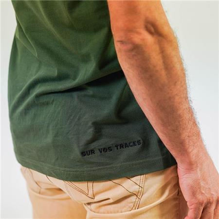 T-SHIRT TIL FISKERI, KAN PERSONALISERES SUR VOS TRACES - KAKI