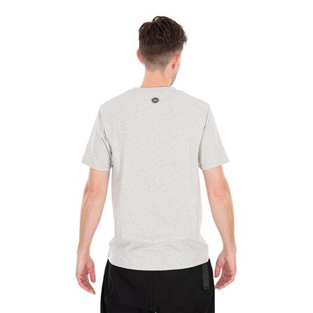 T-SHIRT TIL HERRE MED KORTE ÆRMER FOX MATRIX LARGE MESH LOGO T-SHIRT - GRÅ