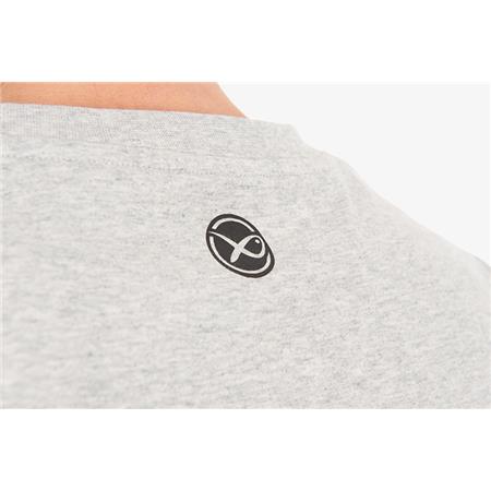 T-SHIRT TIL HERRE MED KORTE ÆRMER FOX MATRIX LARGE MESH LOGO T-SHIRT - GRÅ