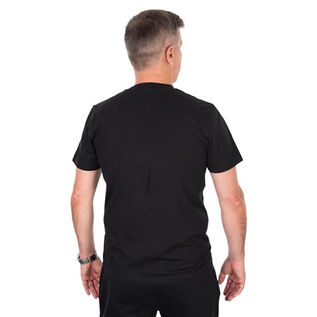 T-SHIRT UOMO MANICHE CORTE FOX CLASSIC T - NERO/ARANCIONE