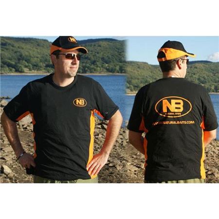 T-Shirt Uomo Natural Baits Nero