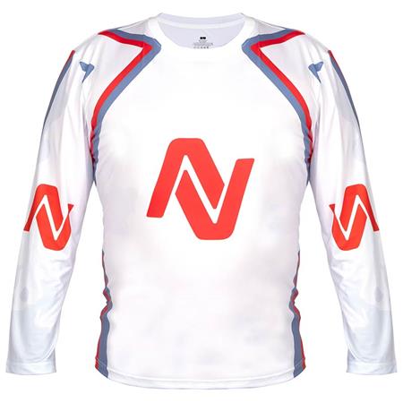 T-Shirt Z Długim Rękawem Męski Nytro Uvp50 Long Sleeve Shirt - Biały
