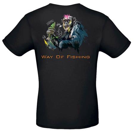 T-SHIRT Z KRÓTKIM RĘKAWEM MĘSKI W.O.F. BONOBO - CZARNY