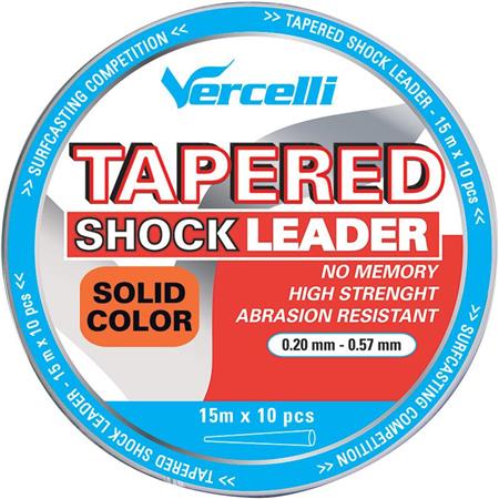 Tafs Vercelli Tapered Shock Leader Orange Robust 15M X 10