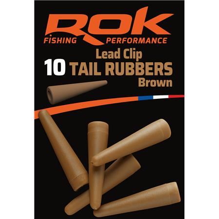 Tail Rubber Rok Fishing Lead Clip Tail Rubber