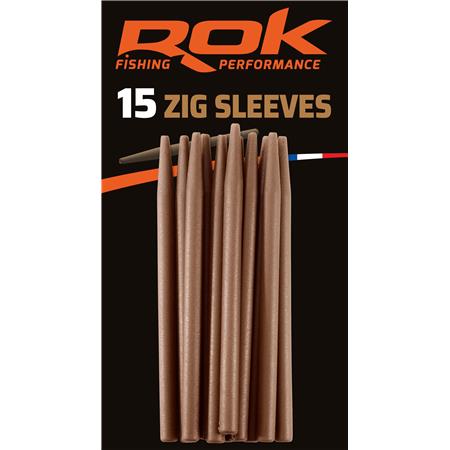 TAIL RUBBER ROK FISHING ZIG SLEEVES