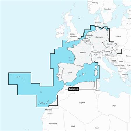 Tarjeta Navionics + Amplio Sd Europa Del Oeste Y Central