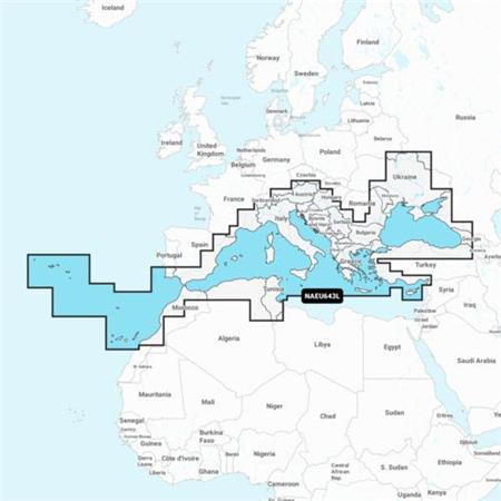 Tarjeta Navionics + Amplio Sd Mediterráneo Y Mar Negro