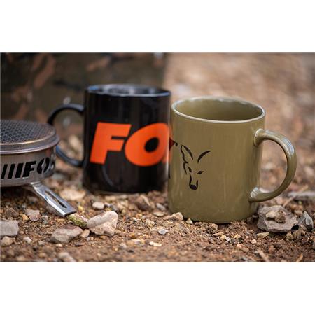 TAZA FOX COLLECTION MUG BLACK/ORANGE
