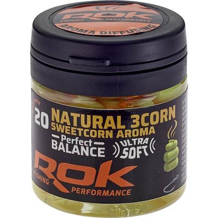 Τεχνητό Καλαμπόκι + Εμβάπτιση Rok Fishing Natural 3Corn Perfect Balance