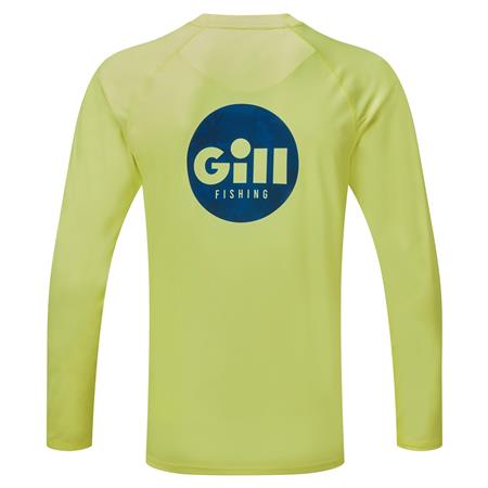 TEE SHIRT A MANICHE LUNGHE UOMO - LIMONE GILL XPEL TEC L/S - CITRON