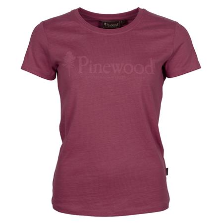 Tee Shirt Femme Pinewood Outdoor Life W - Raspberry Pink