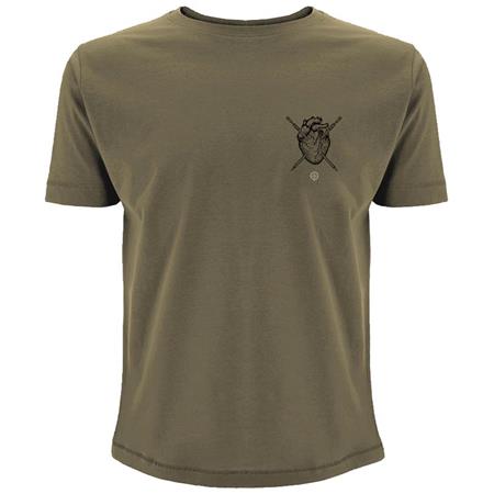 TEE-SHIRT KORTE MOUWEN HEREN KUMU BLOODLINE T-SHIRT - KAKI