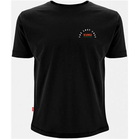 TEE SHIRT KORTE MOUWEN HEREN KUMU THE LAST CAST - ZWART