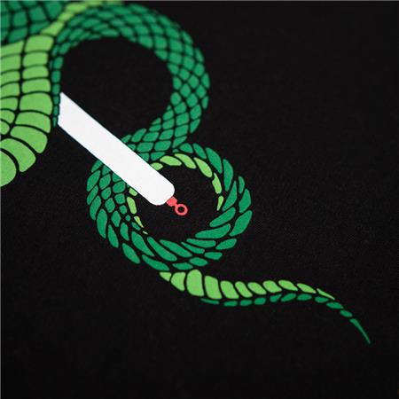 TEE SHIRT KORTE MOUWEN HEREN KUMU THE LAST CAST - ZWART