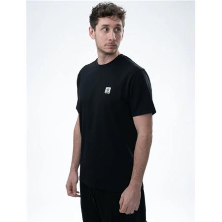 TEE SHIRT KORTE MOUWEN MAN NASH MAKE IT HAPPEN BADGE - NOIR