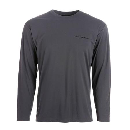 TEE SHIRT LANGE MOUWEN MAN GRUNDÉNS KRAKEN PRINT ANCHOR - GRIS