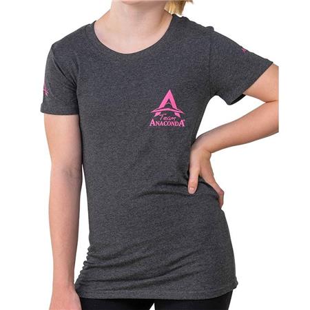 Tee Shirt Manches Courtes Femme Anaconda Lady Team T-Shirt - Gris
