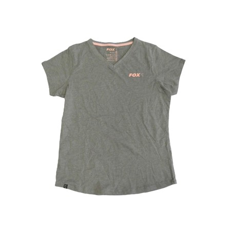 Tee Shirt Manches Courtes Femme Fox Wc V Neck T - Olive - M
