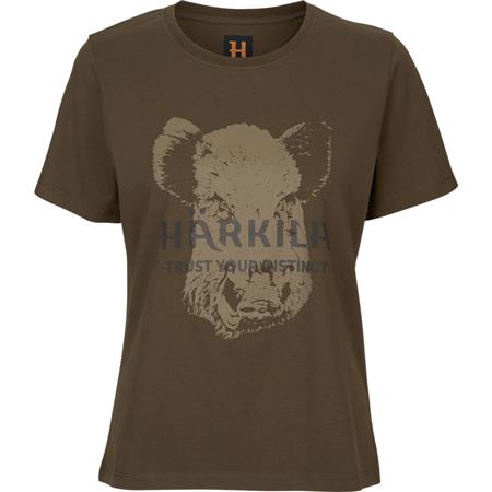 Tee-Shirt Manches Courtes Femme Harkila Wildboar S/S W - Willow Green