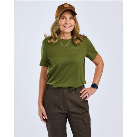 TEE SHIRT MANCHES COURTES FEMME PINEWOOD 3-PACK - BLANC/PINE/LANTANA