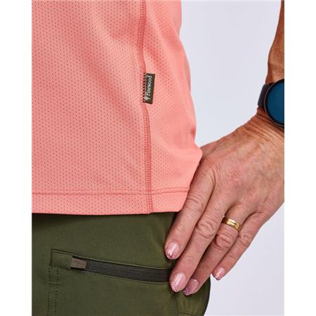 TEE SHIRT MANCHES COURTES FEMME PINEWOOD FUNCTION - LANTANA PINK