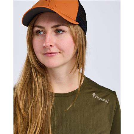 TEE SHIRT MANCHES COURTES FEMME PINEWOOD FUNCTION - MOSS GREEN