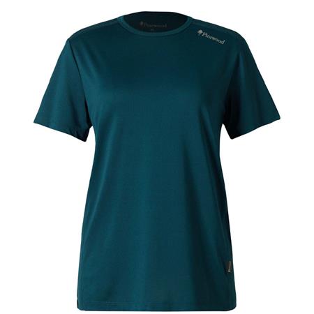 Tee Shirt Manches Courtes Femme Pinewood Function - Teal Blue