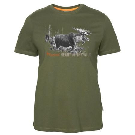 Tee Shirt Manches Courtes Femme Pinewood Moose - Vert