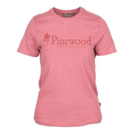 Tee Shirt Manches Courtes Femme Pinewood Outdoor Life - Lantana Pink
