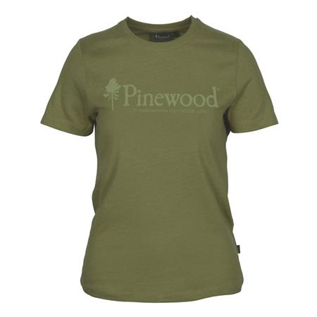 Tee Shirt Manches Courtes Femme Pinewood Outdoor Life - Pine Green