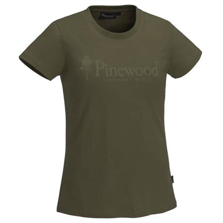 Tee Shirt Manches Courtes Femme Pinewood Outdoor Life W - Olive
